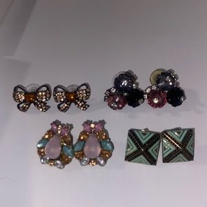 Bundle of 4 pairs of studs